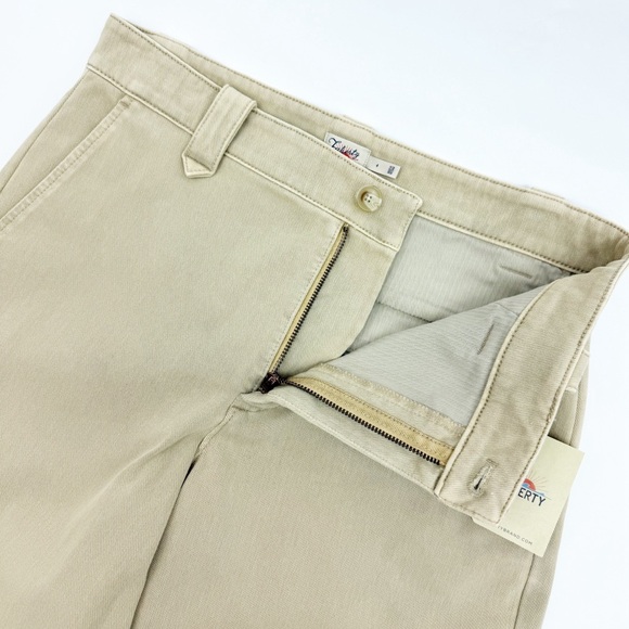 Faherty Coastline Stretch Chino Organic Cotton Pants Trousers Straight Leg Khaki - Picture 9 of 15